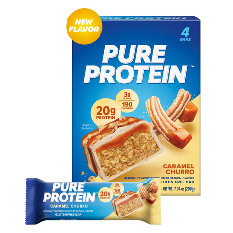 Pure Protein Bar, Caramel Churro, 4 Count