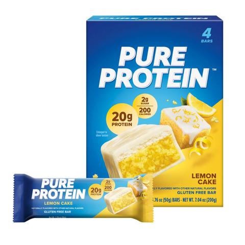 Pure Protein Bar, Lemon Cake, 4 Count