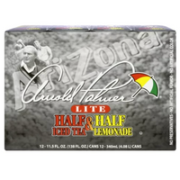 Arizona Arnold Palmer Lite Half & Half Iced Tea Lemonade Cans, 12 Count