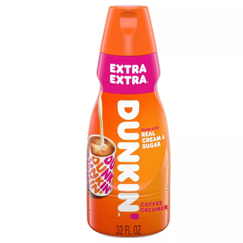 Dunkin' Extra Extra Coffee Creamer, 32 fl oz