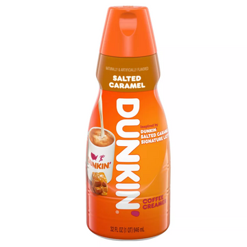 Dunkin' Donuts Salted Caramel Coffee Creamer, 32 fl oz