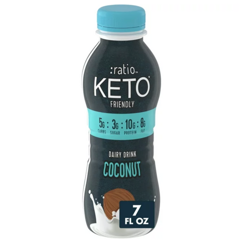 Ratio Keto Friendly Coconut Flavored Dairy Drink, 7 oz.