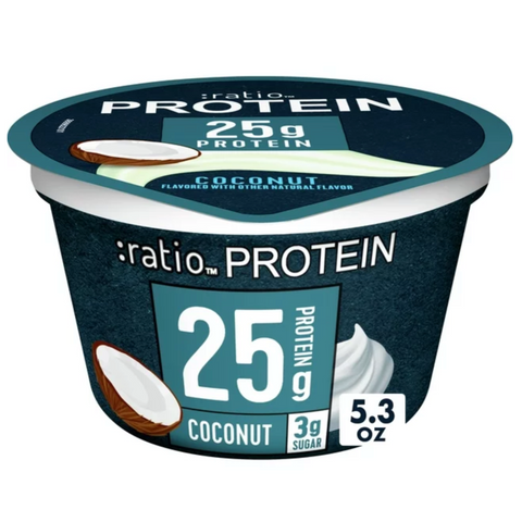 Ratio Protein Coconut Greek Yogurt Cultured Dairy Snack Cup, 5.3oz