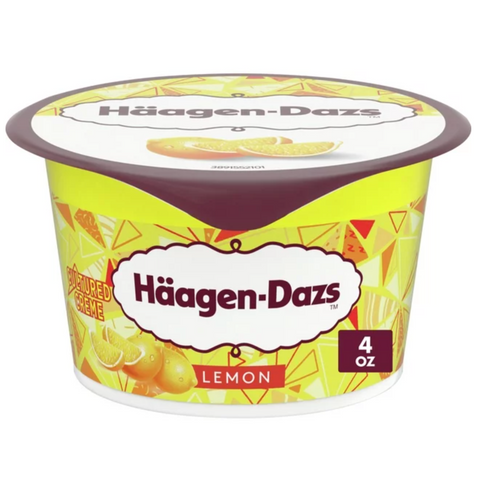 Haagen Dazs Cultured Crème Lemon Yogurt, 4oz