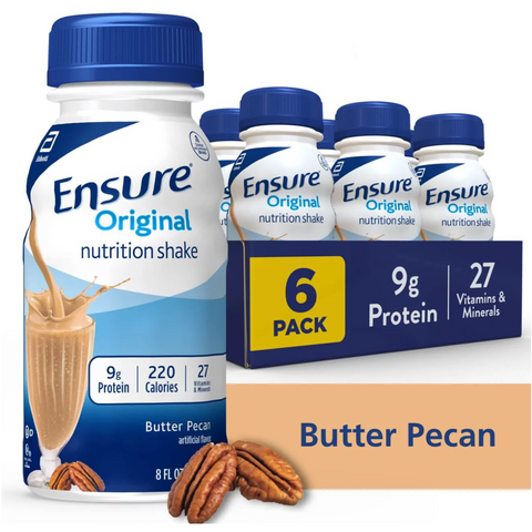 Ensure Enlive Nutrition Shake, Butter Pecan, 6 Count