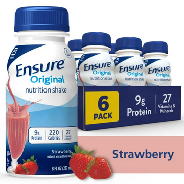 Ensure Enlive Nutrition Shake, Strawberry, 6 Count
