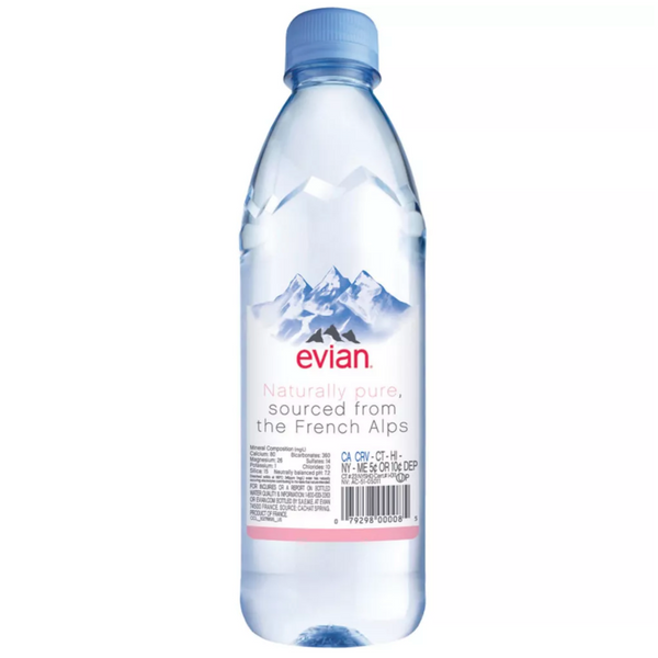 Mineral water Evian bottle 6 L on