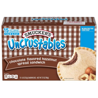 Smucker's Chocolate Hazelnut Uncrustables Sandwich, 15 Count