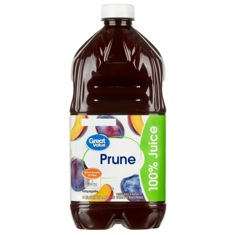 Great Value 100% Prune Juice, 64 Fl. Oz.