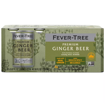 Fever-Tree Ginger Beer Cans, 5.07oz, 8 Count