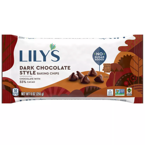 Lily's Dark Chocolate Baking Chips, 9oz