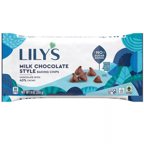 Lily's Milk Style Chocolate Chips, 9oz