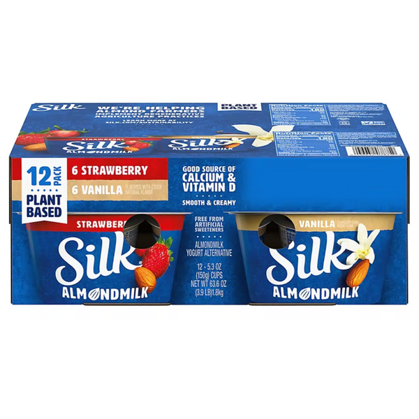 Silk Almondmilk Yogurt Variety Pack, 12 Count