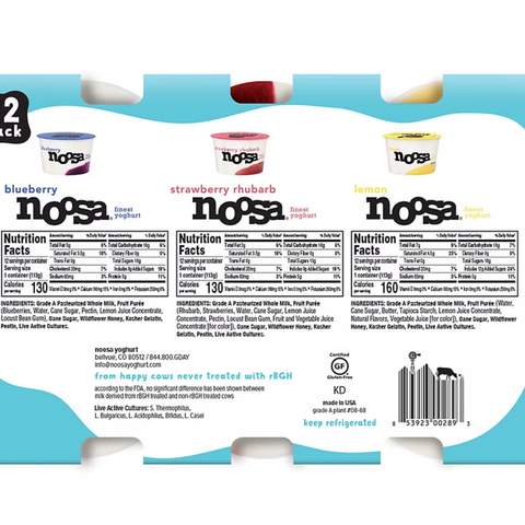 Noosa Finest Yoghurt Variety Pack, 12 Count – Water Butlers