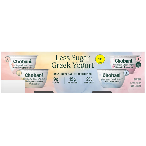Chobani online less sugar