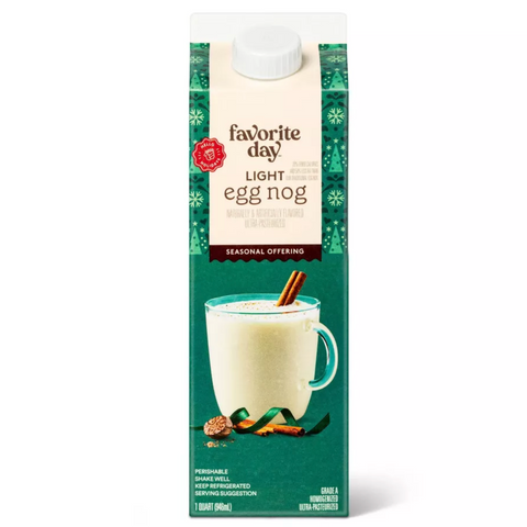 Favorite Day Light Egg Nog, 1 qt