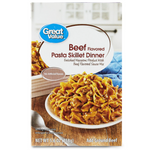 Great Value Beef Flavored Pasta Skillet Dinner, 5.6 oz