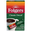 Folgers Classic Decaf Instant Coffee Crystals Packets, 6 Count
