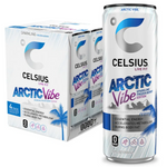 Celsius Sparkling Arctic Vibe, Energy Energy Drink, 12oz, 4 Count