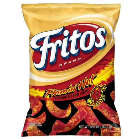 Fritos Flamin' Hot Flavored Corn Chips, 9.25 oz.