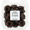 Freshness Guaranteed Frosted Chocolate Mini Donuts Pastry, 21 Ct