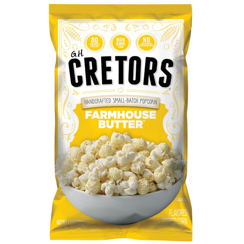 G.H. Cretors Popcorn, Farmhouse Butter, 4.5oz