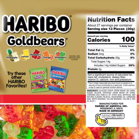 Haribo Goldbears Party Size, 28.8oz