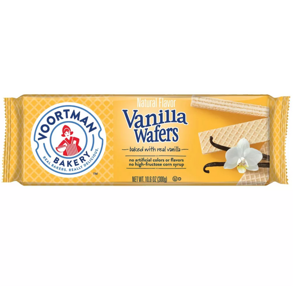 Voortman Vanilla Wafers Cookies, 10.6oz