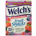 Welch's Fruit Snacks, Berries 'n Cherries , 10 Count