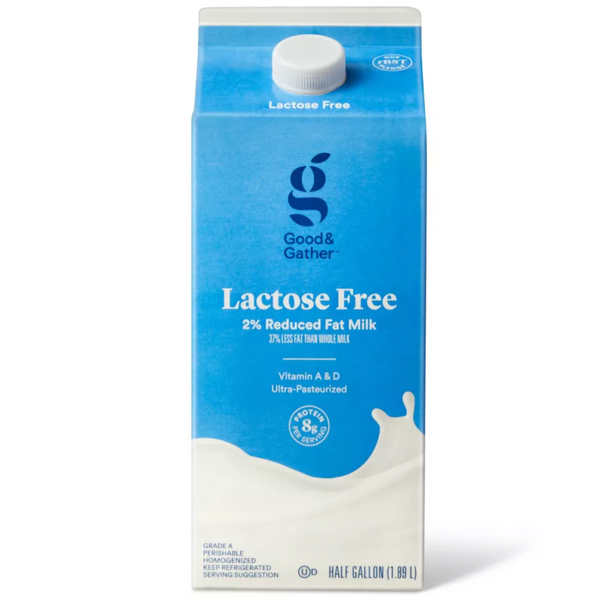 Good & Gather™ Lactose Free 2% Milk, Half Gallon