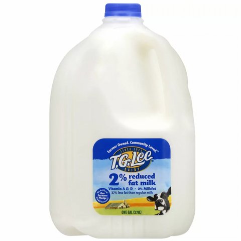 T.G. Lee 2% Milk, 1 Gallon