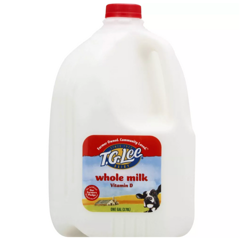 T.G. Lee Whole Milk, 1 Gallon