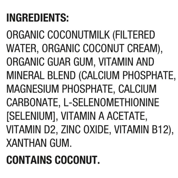 So Delicious organic Dairy Free UHT Unsweetened Coconut Milk, 32 oz.