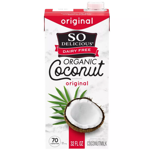 So Delicious Dairy Free UHT Original Coconut Milk, 32 oz.