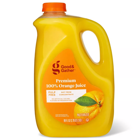 Good & Gather™ Pulp Free 100% Orange Juice, 89 fl oz