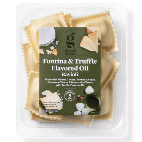 Good & Gather™ Fontina & Truffle Flavored Oil Ravioli, 9oz