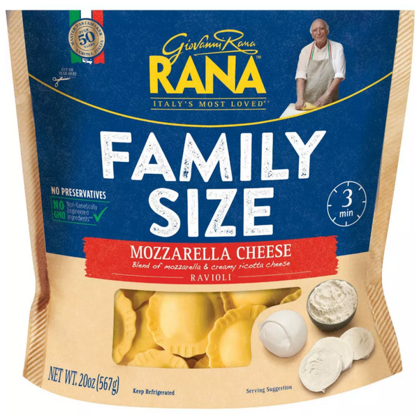 Rana Mozzarella Cheese Ravioli, 20oz