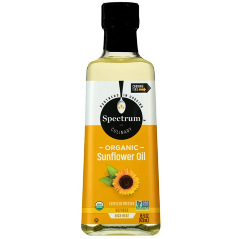 Spectrum Naturals Organic Refined Sunflower Oil, 16 fl oz