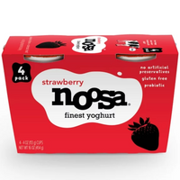 Noosa Strawberry Yogurt, 4oz, 4 Count