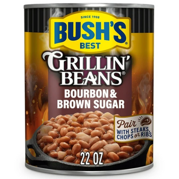 Bush's Bourbon & Brown Sugar Grillin' Beans, Canned Beans, 22 oz
