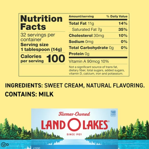 Land O Lakes Unsalted Stick Butter, 16 oz, 4 Sticks