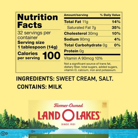 Land O Lakes Salted Stick Butter, 16 oz, 4 Sticks