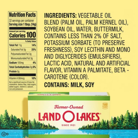 Land O Lakes Stick Margarine, 16 oz, 4 Sticks