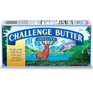 Challenge Butter Unsalted Butter, 16 oz, 4 Sticks