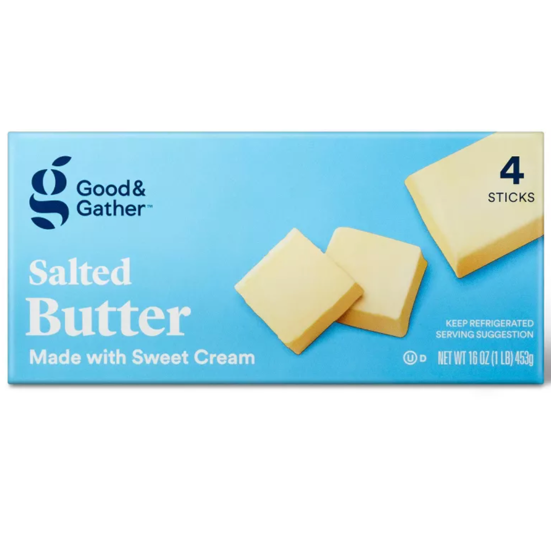 Good & Gather™ Salted Butter, 1lb, 4 Sticks – Water Butlers