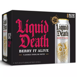 Liquid Death Berry It Alive Agave Sparkling Water, 19.2 fl oz, 8 Count