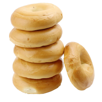 Einstein Brothers, Fresh baked Plain Bagels, 6 Count