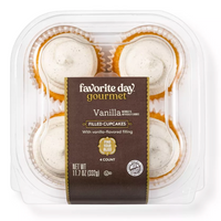 Favorite Day™ Vanilla Filled Cupcakes, 11.7oz, 4 Count