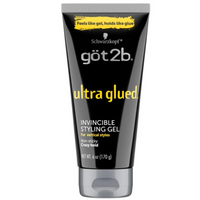 Got2b Ultra Glued Invincible Styling Hair Gel, 6 oz