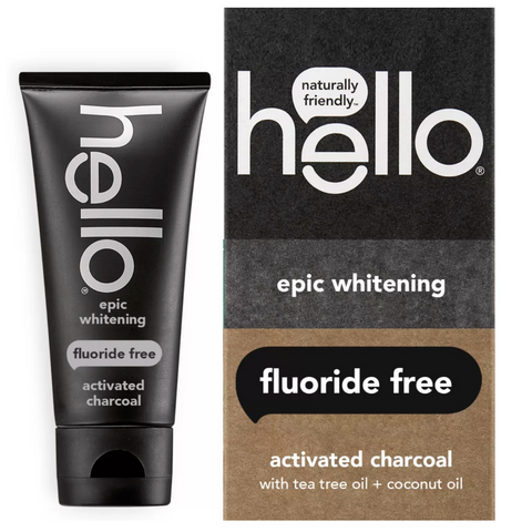 Hello Activated Charcoal Whitening Toothpaste